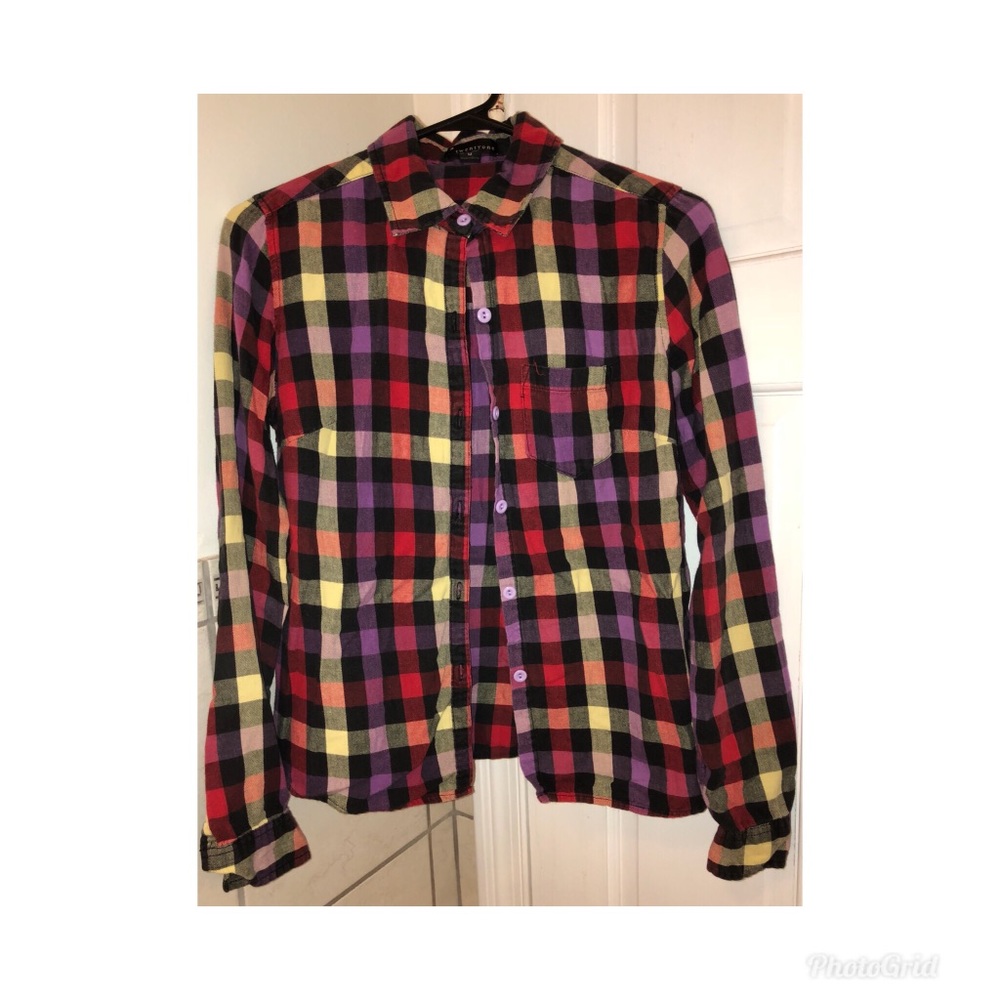 Plaid button up